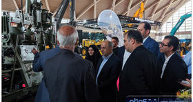 بازدید معاون معدنی وزیر صمت از نمایشگاه های معدن و ریخته گری شهر آفتاب
