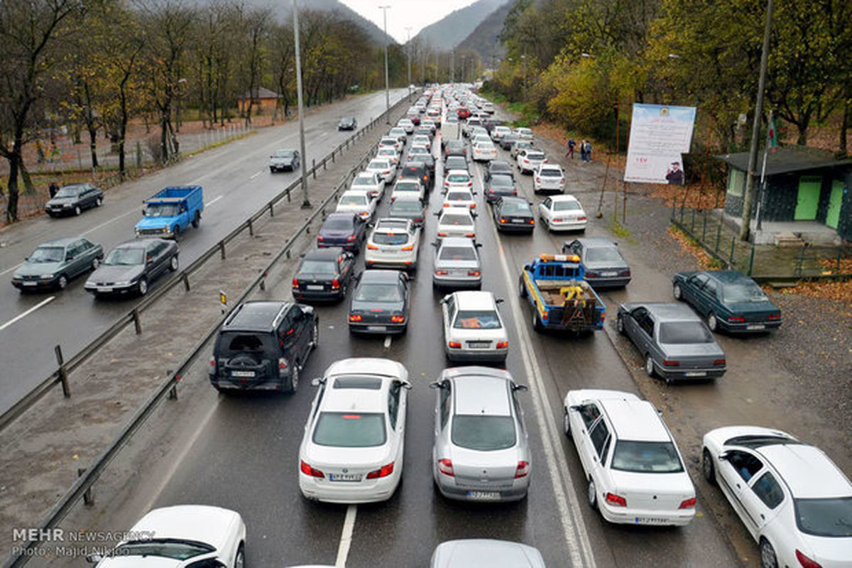 آخرین وضعیت ترافیکی جاده‌ها / محدودیت تردد وسایل نقلیه در کندوان و هراز