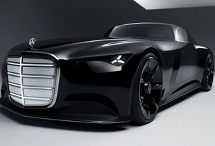 مرسدس بنز جدید با پیکره مجسمه در راه بازار