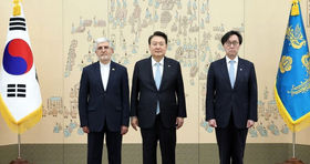تسلیم استوارنامه سفیر جدید ایران به رئیس جمهور کره جنوبی