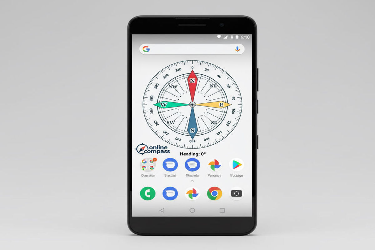 قطب نمای آنلاین برای استفاده در گوشی اندروید
